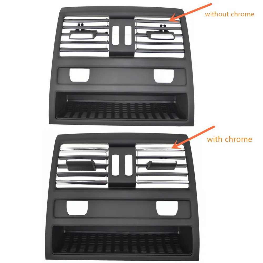 Автомобильные аксессуары, запчасти для кондиционера, вентиляционная розетка, задняя центральная консоль, свежий воздух на выходе, вентиляционная решетка, крышка для BMW 5 F10 F18