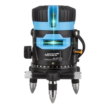 

Noyafa 5 Lines 3D Green Laser Level 360 Horizontal And Vertical Cross Line Self-Leveling Super Powerful 635nm Outdoor Mode