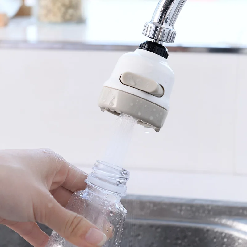 360 Degree Adjustable Water Tap Extension Filter Shower Water Tap Bathroom Faucet Extender Home Kitchen Accessories