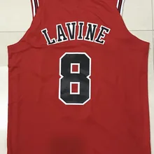 8 Зак Лавин 34 Венделл Картер Jr. Джерси 24 Лаури маркканен 23 Майкл Джерси сшитые майки красный белый