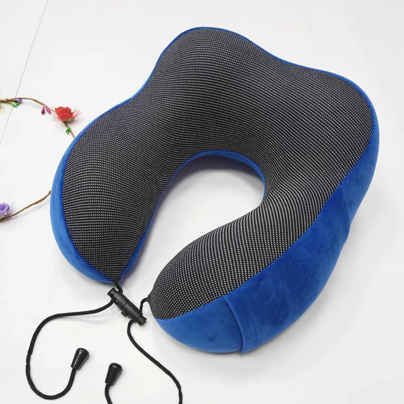 Эргономичный дизайн подушка для шеи дорожная с эффектом памяти Магнитная ткань для снятия стресса для шейного отдела позвоночника подушка для шеи