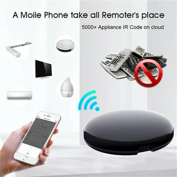 

Wifi Smart Infrared Remote Control Infrared Universal Smart Life APP Control All-Around TV DVD AUD Voice Wireless Remote Control