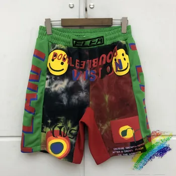 

2020ss Hip-hop Kid Cudi Cactus Plant Flea Shorts High Quality Graffiti Mens Shorts Drawstring