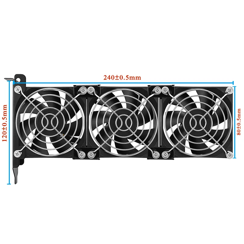 silencioso desktop computador chassis pci placa gráfica