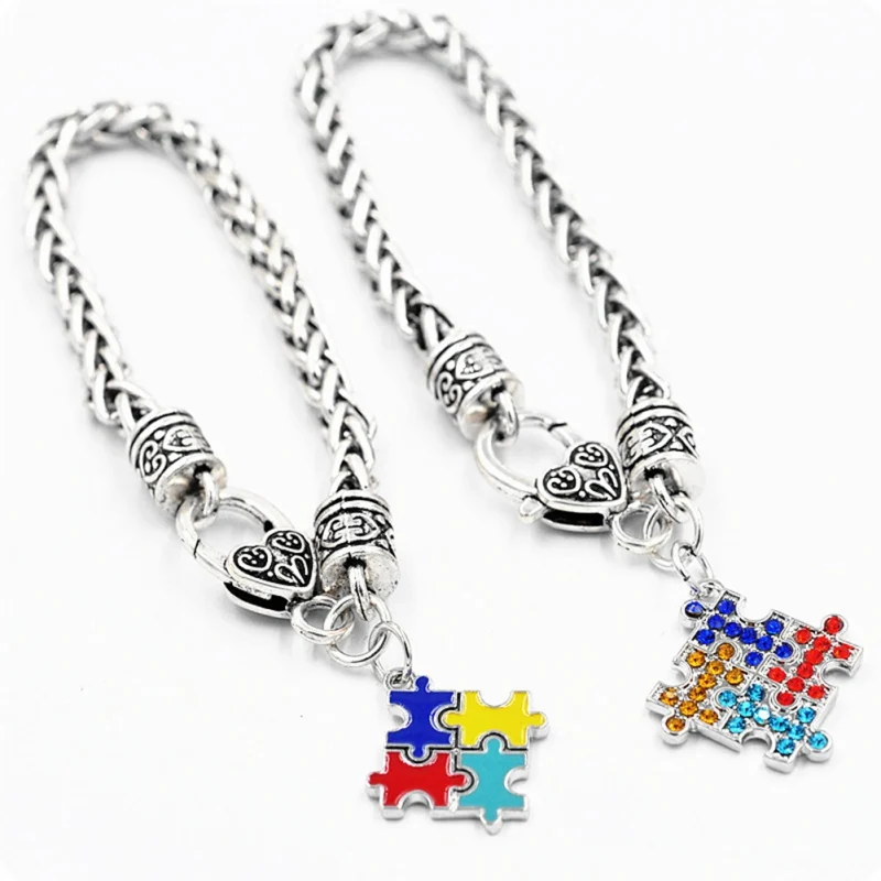 

Children's Puzzle Autism Bracelet 1pcs Puzzle With Diamonds Children's Puzzle Autism Bracelet 1pcs Puzzle With Diamonds