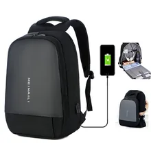 Melamine Li производители 15,6-дюймовая сумка для ноутбука студенческий Противоугонный рюкзак мужской USB Перезаряжаемый Водонепроницаемый Бизнес Ba