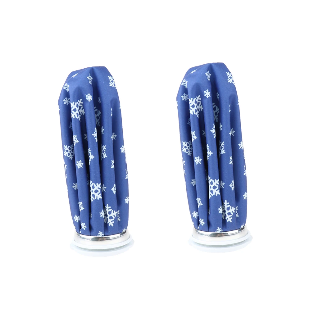 2pcs Hot Cold Reusable Ice Bags First Aid Cooler Cup for Sports Injury  Knee Head Leg Swelling Sprains - 6 / 9 / 11 inch