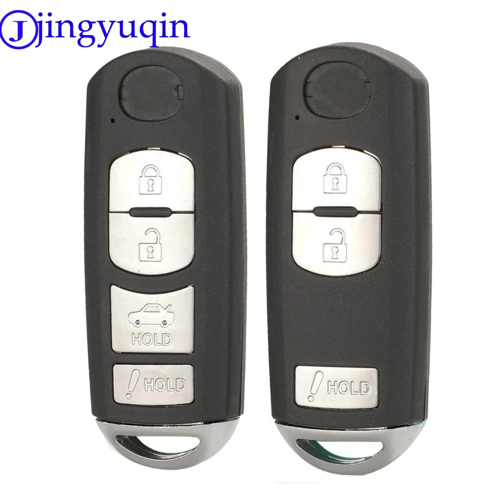 Jingyuqin 10ps 3/4 кнопочный дистанционный Корпус ключа для автомобиля Mazda X 5 вершина Axela
