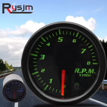 

2" 52mm car tachometer for boat motor 12V 1-10 Cylinder 7 colors rpm meter gauge auto outboard engine tachometer shift light led