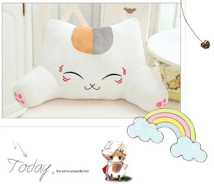 Подушка Natsume Friends, подушка для кошки, учительницы, Mr Cat, Niang, ртом, три аниме, периферийная подушка, поясничная подушка