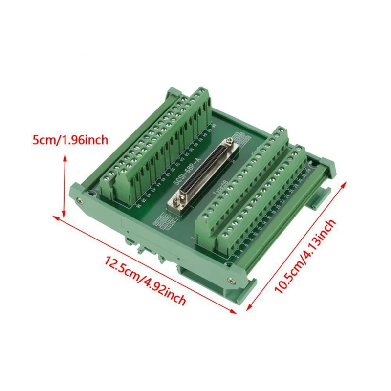 SCSI68 68-Pin дБ Тип гнездовой разъем коммутационная плата клеммный модуль