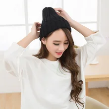 Новая шерстяная шапка для завивки зимняя шапка теплая вязаная насосная точечный колпак Спортивная Беговая шапка