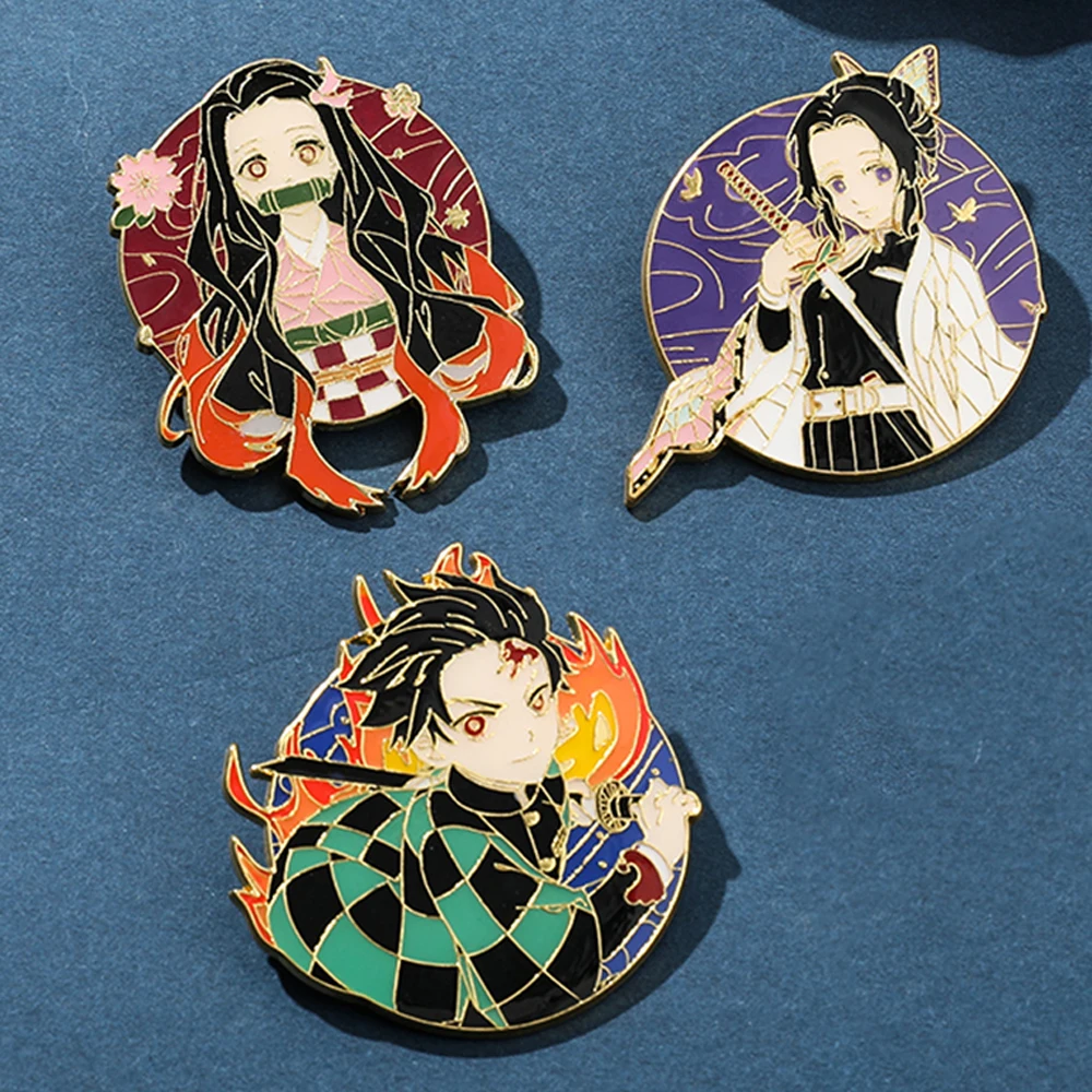 Nezuko Demon Slayer Pins Pinfo ➝ DjoischDesign ➝ - Depop