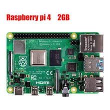 Последняя модель Raspberry Pi 4 B с 2 Гб ОЗУ BCM2711 четырехъядерный Cortex-A72 ARM v8 1,5 ГГц Поддержка 2,4/5,0 ГГц
