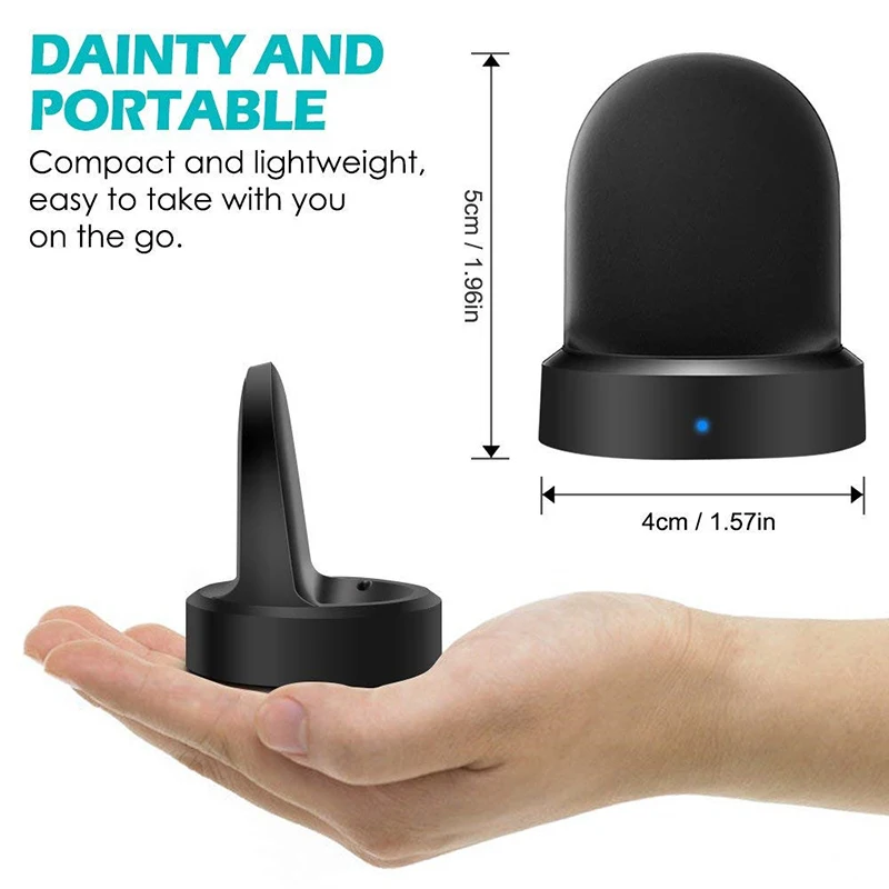  Smart Watch Charging Dock USB Charger Cradle Portable Replacement Watch Charging Dock For Galaxy Sm - 4000195375392