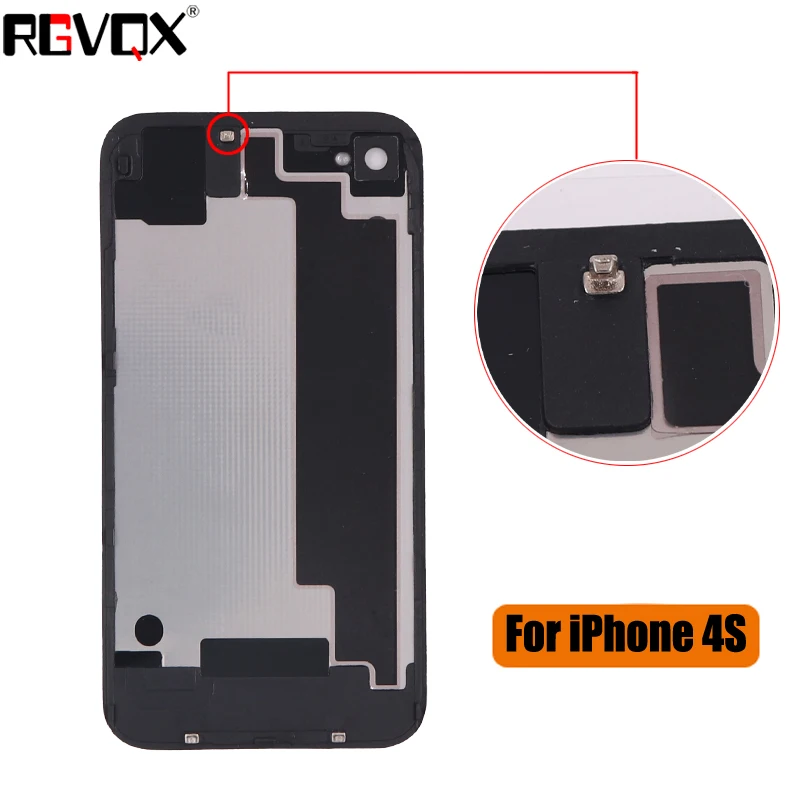 Verdienen aspect Bestuiver Original New Battery Cover For Iphone 4 4g Or 4s Replacement Back Housing  Case Replace Or Repair - Mobile Phone Housings & Frames - AliExpress