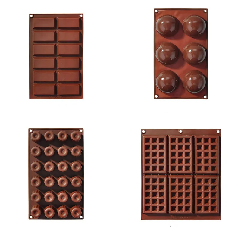 4 стиля, силиконовая форма, форма для торта, вафли, форма для шоколадного печенья, форма для выпечки, кухонные аксессуары, инструмент для конфет, форма для выпечки, приспособление для выпечки