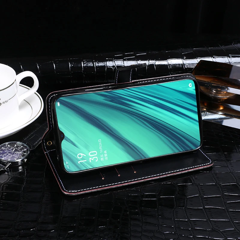 Чехол книжка для OPPO A9 роскошный чехол кошелек из искусственной кожи с