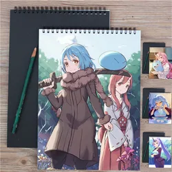 A4 Sketchbook Anime Cute Graffiti Drawing Sketch Book That Time I Got Reincarnated As A Slime Art Student Painting Book Paper