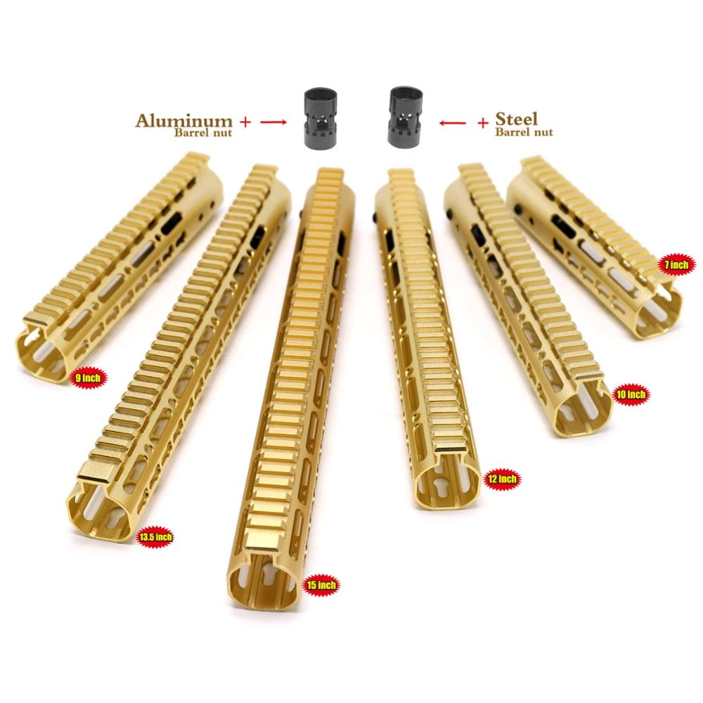 7,9,10,12,13.5,15'' Length Ultralight NSR Rail Mount Free Float Keymod Handguard 7,9,10,12,13.5,15'' Length Ultralight NSR Rail Mount Free Float Keymod Handguard