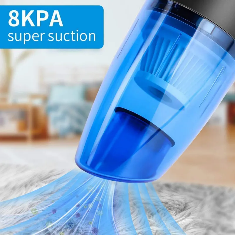US $76.22 Cordless Air Duster Vacuum Cleaner For Car 2In1Handheld Electric Air BlowerPowerful Cleaning For Computer Keyboard Sofa