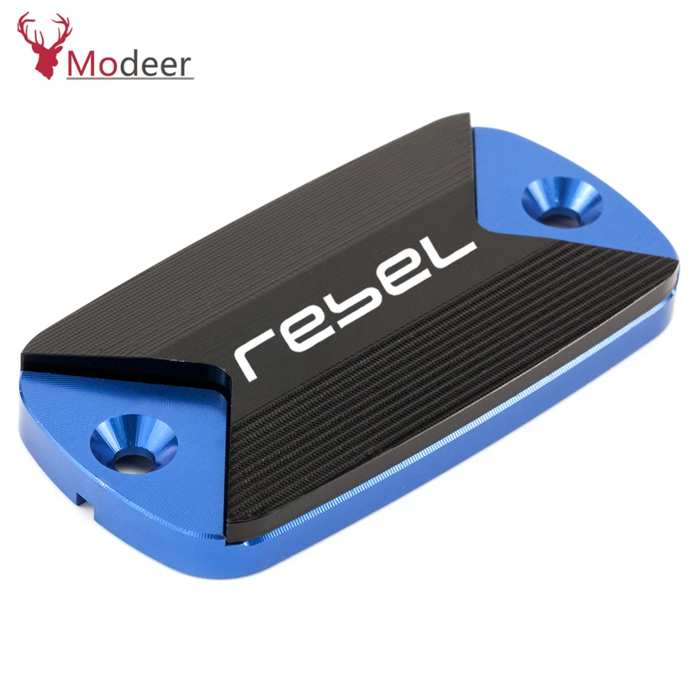 FOR Honda Rebel 300 Rebel 500 REBEL300 REBEL500 2017 Motorcycle CNC Front Brake Fluid Reservoir Cap Cover (11)