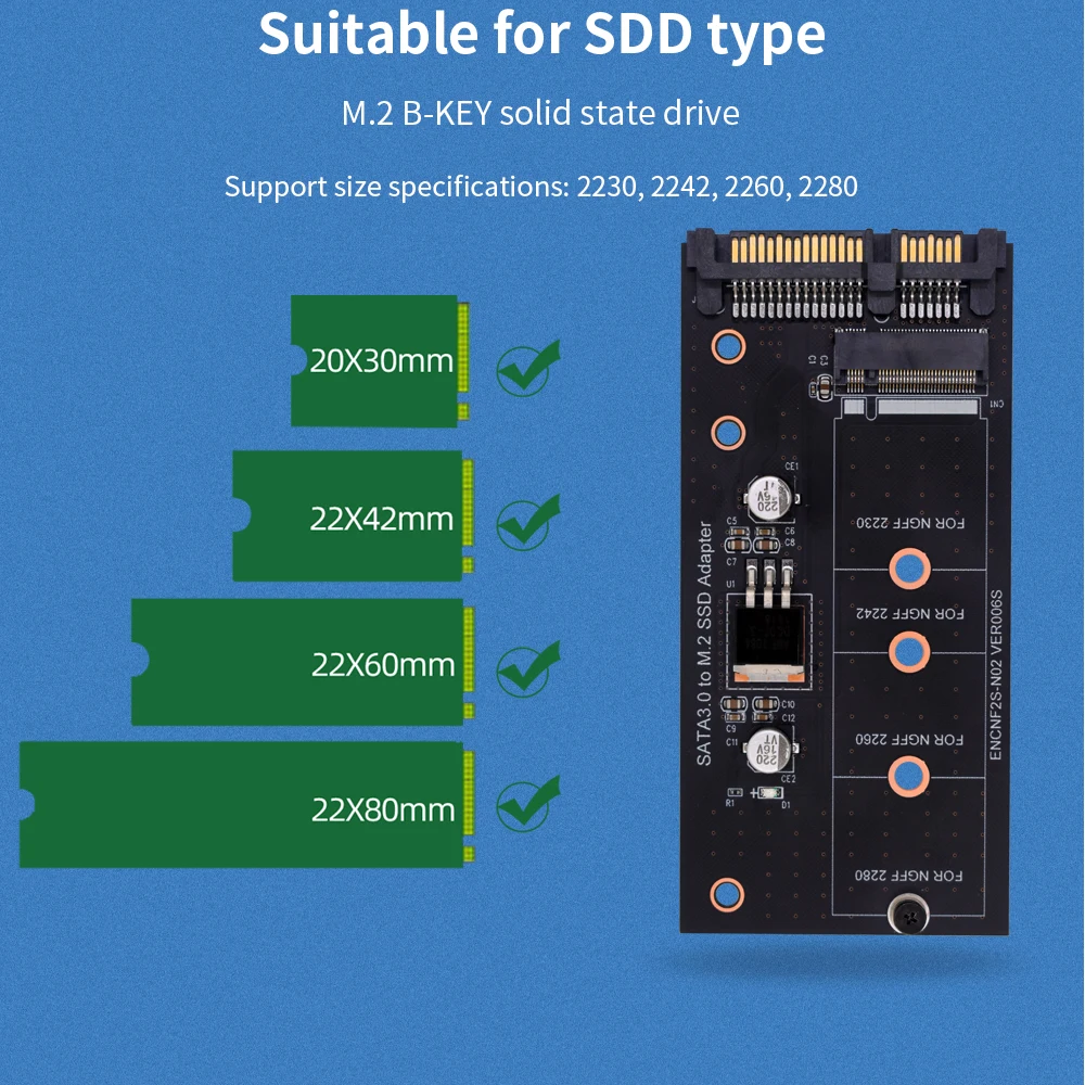 M2 NGFF Msata SSD To SATA 3.0 2.5 22pin M.2 SSD Adapter Converter USB Riser Card For PC Laptop