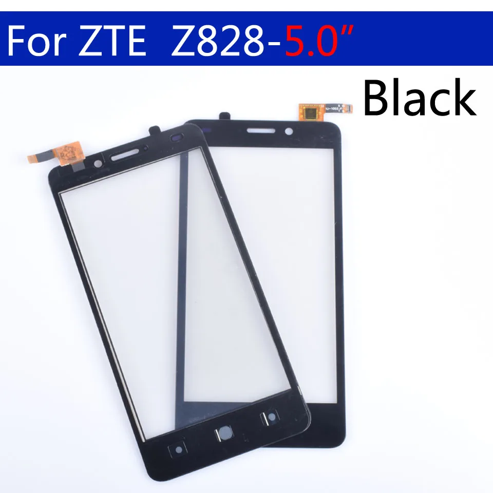 Для zte Avid Plus Z828 Z828L сенсорный экран панель дигитайзер сенсор Переднее стекло Внешний сенсорный экран Замена 5,0 дюймов