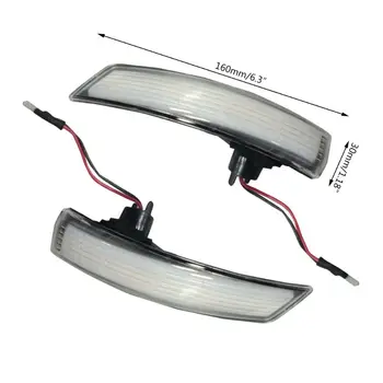 

2Pcs Flowing LED Turn Signal Light Side Mirror Dynamic Indicator for Ford Focus E7CA