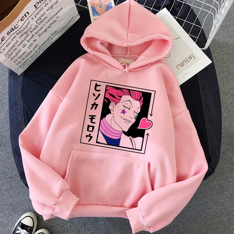 Толстовка HISOKA MOROW женская зимняя свободная свитшот с длинным рукавом в стиле