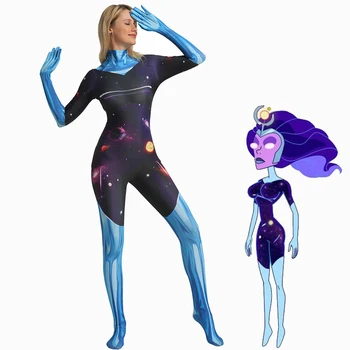 

Rick And Morty Supernova Cosplay Costumes For Women Kids Halloween Costume For Adult Children Jumpsuit Suit