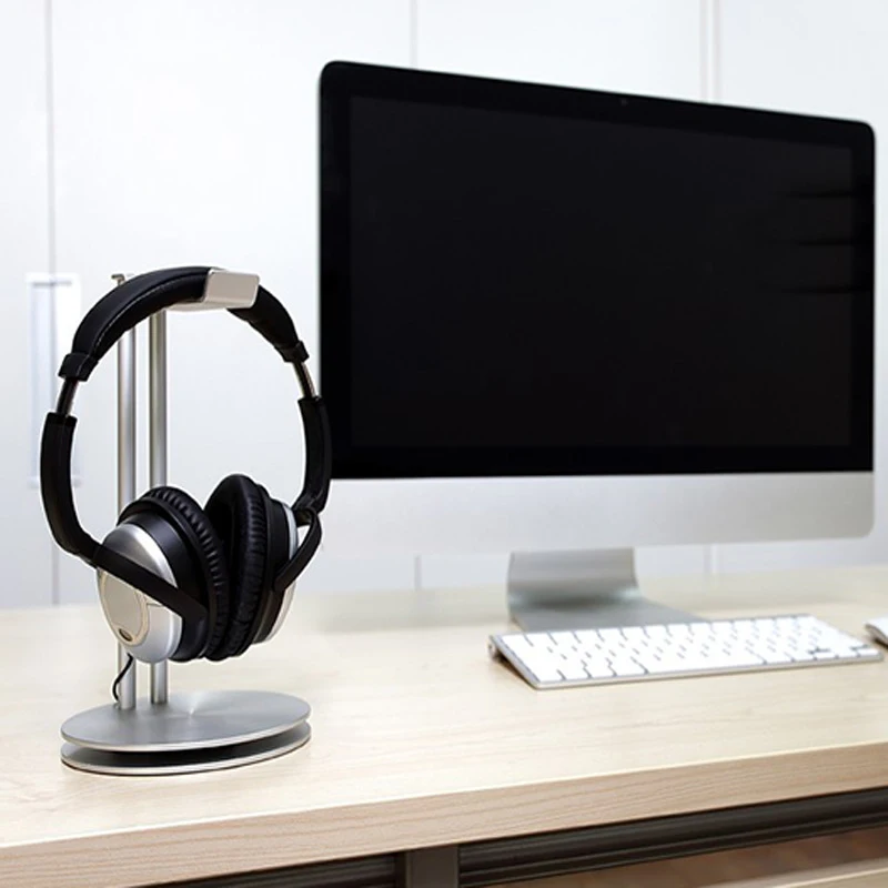 Fashion Desktop Headset Holder Stand Bracket Headphone Display Rack