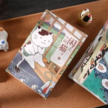 Ensemble de cartes postales mixtes «chat japonais», Lot de 30 pièces, beaux signets mignons en papier pour écoliers, cartes de vœux