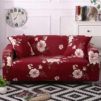 Floral Printing Elastic Slipcovers Stretch Sofa Covers 4