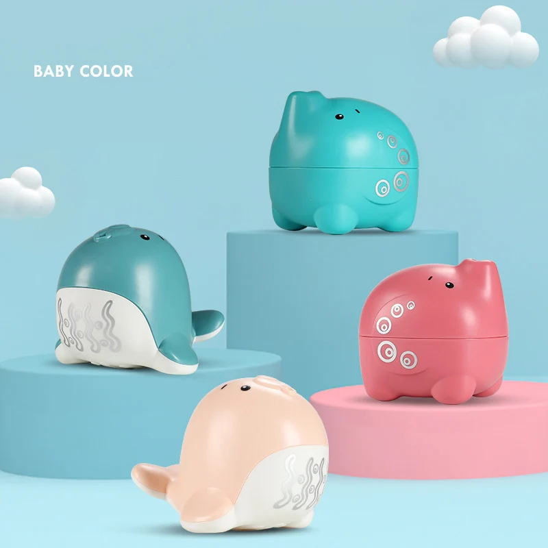 

Children Bath Toy Cartoon Animal Beach Bathroom Swimming Pool Classic Toys For Kids Sea Lion Elephant Parent-Child Interactive