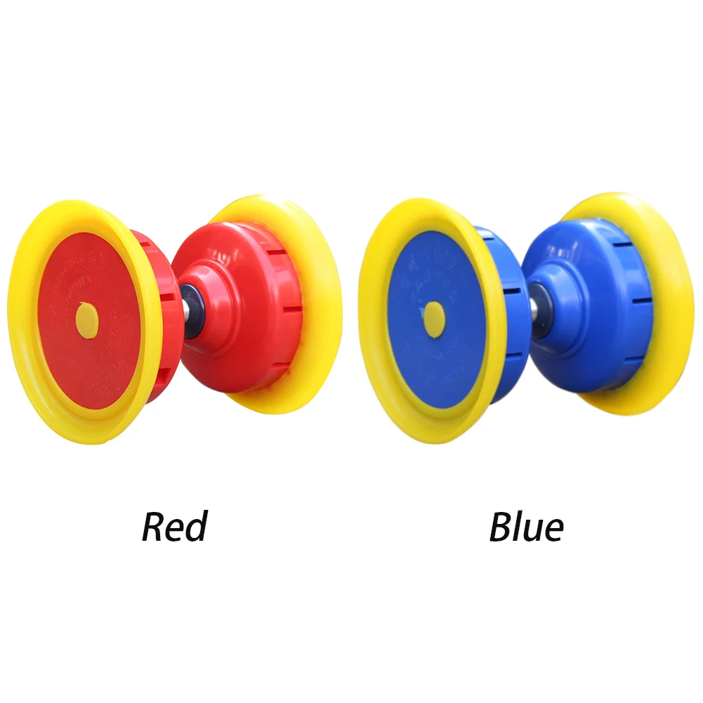 Вращающаяся игрушка с двойной головкой Diabolo струнная тяга звук прочный центральный вал мастера u-образный подарок для детей Быстрый Начинающий громкий с сумкой