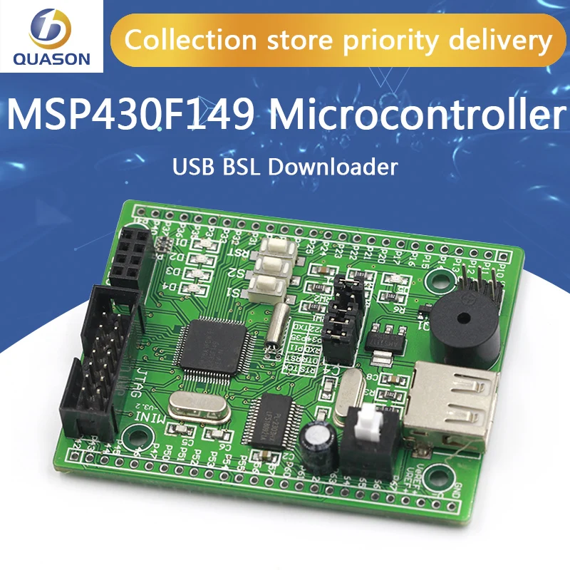 MSP430F149 однокристальная минимальная системная плата основная макетная USB BSL