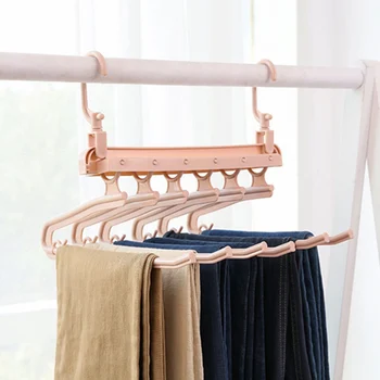 

Folding Multi-layer Pants Rack Multi-function PP Pants Racks Trousers Hanger Clothing Storage Hangers
