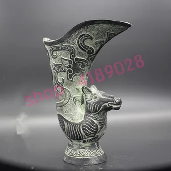 

Ancient bronzes, twelve Chinese Zodiac snakes Warring States cups, antiques Collectibles