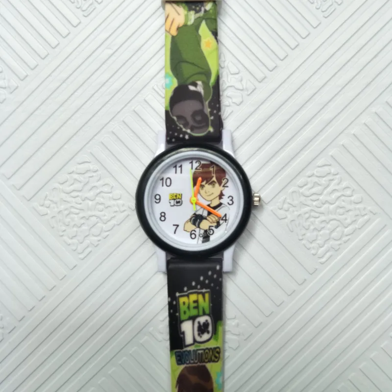 Новые силиконовые детские часы для мальчиков и девочек, подарок студенческим часам, мультяшная команда аниме, детские часы, Детские кварцевые наручные часы - Цвет: Серебристый