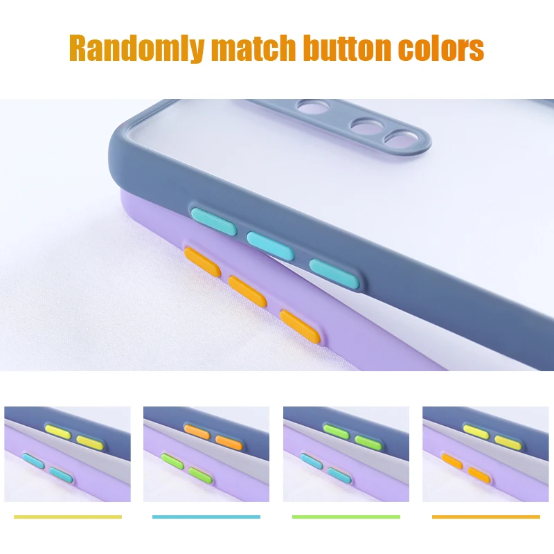 Camera Lens Protection Bumper Phone Case For Vivo Y11 Y12 Y15 Y19 Y17 Y3 Matte Clear Back Cover U3X U10 Y5S Z5i Y50 Y85 V9 Y93