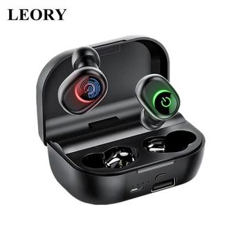 

CLAITE M5 TWS bluetooth 5.0 Earphone Waterproof Sports Headset Touch Control Noise Reduction Wireless Gaming Earbuds with Mic