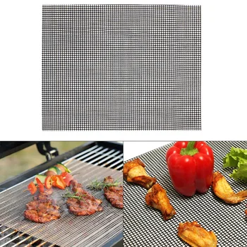 

BBQ Environmentally friendly reusable barbecue mat Barbecue Grill Replacement Mesh Net for Outdoor Cooking Tool