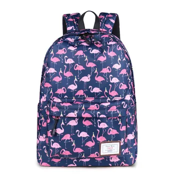 

CIKER Women Cute Flamingo Printing Backpack For Teenage Girls Laptop School Bags Big Travel Packbag Mochila 2019