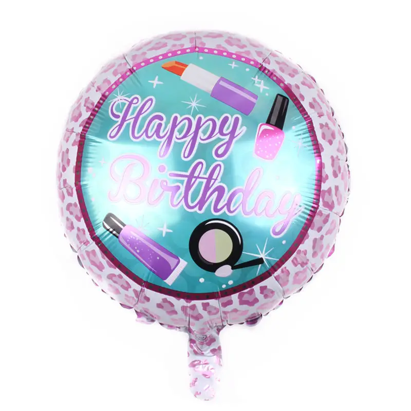 Стиль игра ручка узор с днем рождения алюминиевая пленка Алюминиевая фольга шар День Рождения украшения декоративные