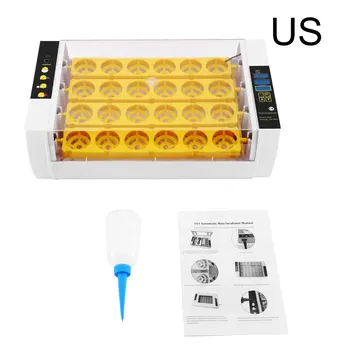 

24 Eggs incubator Large Capacity Mini Incubator For Chicken Poultry Quail Turkey Eggs Home Use Automatic Egg Turning