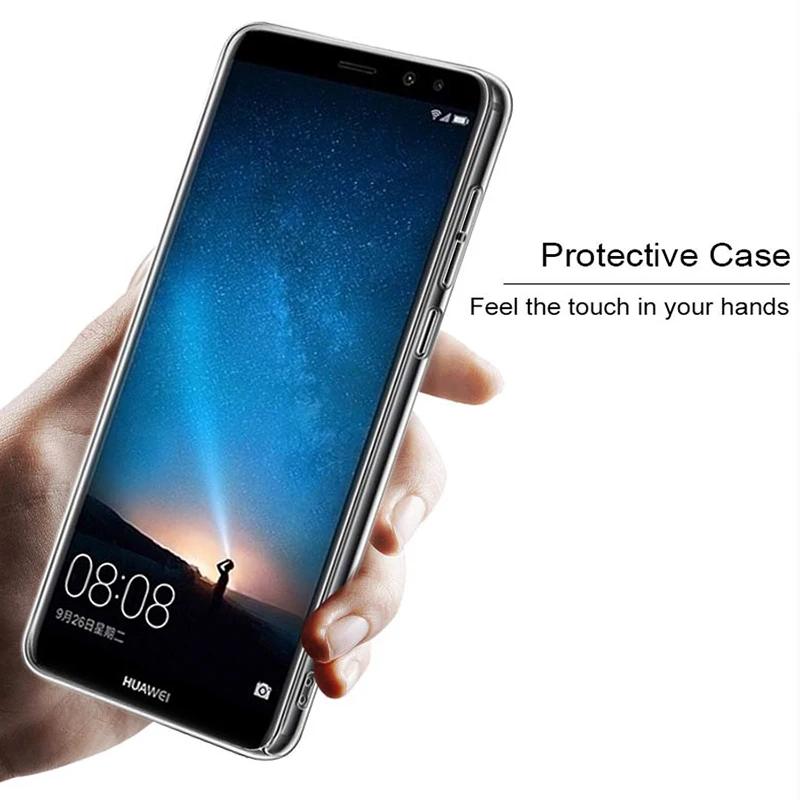 Мягкий чехол из ТПУ для Samsung Galaxy M20 ультратонкий прозрачный силиконовый защитный