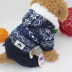 Производители хлопковая, для домашней собаки утеплительные накидки для домашних животных с капюшоном хлопковая стеганая одежда зима