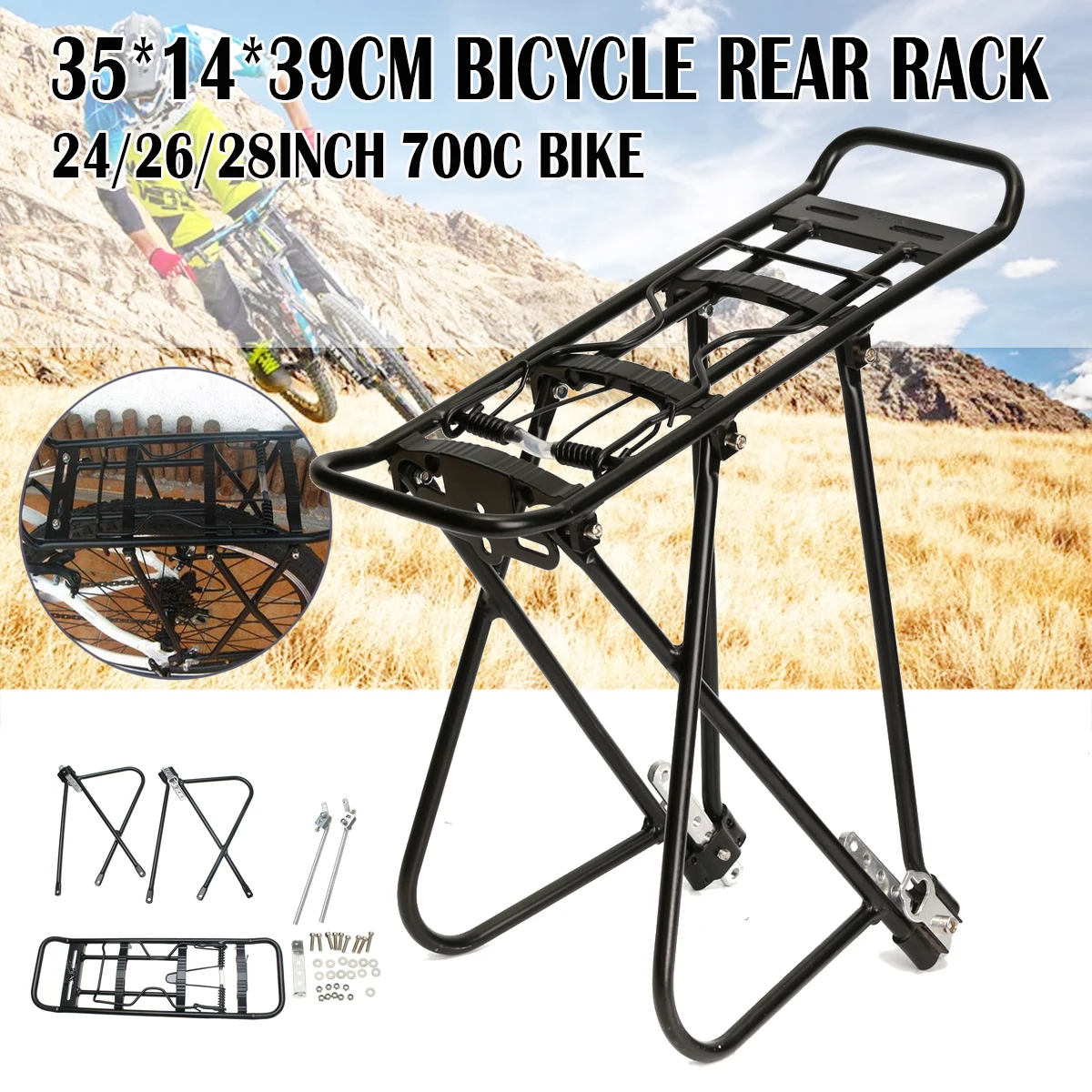 Aluminum Alloy Bicycle Racks Bicycle Luggage Carrier MTB Bicycle ...