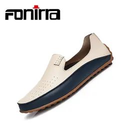 FONIRRA/2019; классические удобные мужские водонепроницаемые мокасины; повседневная обувь для вождения; лоферы; мокасины; дышащие слипоны;
